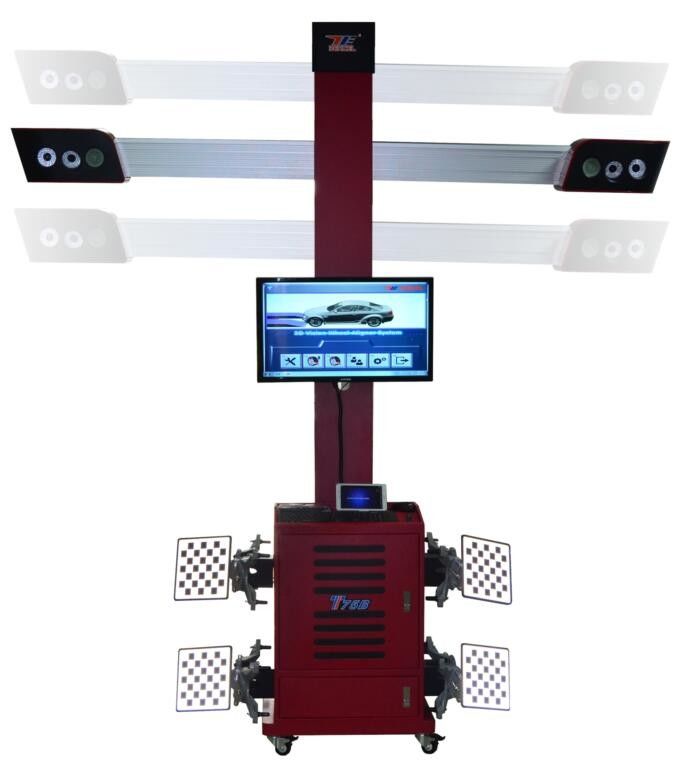 Automatic Tracking 3excel Wheel Aligner , 3D Car 4 Wheel Alignment With Global Vehicle Database